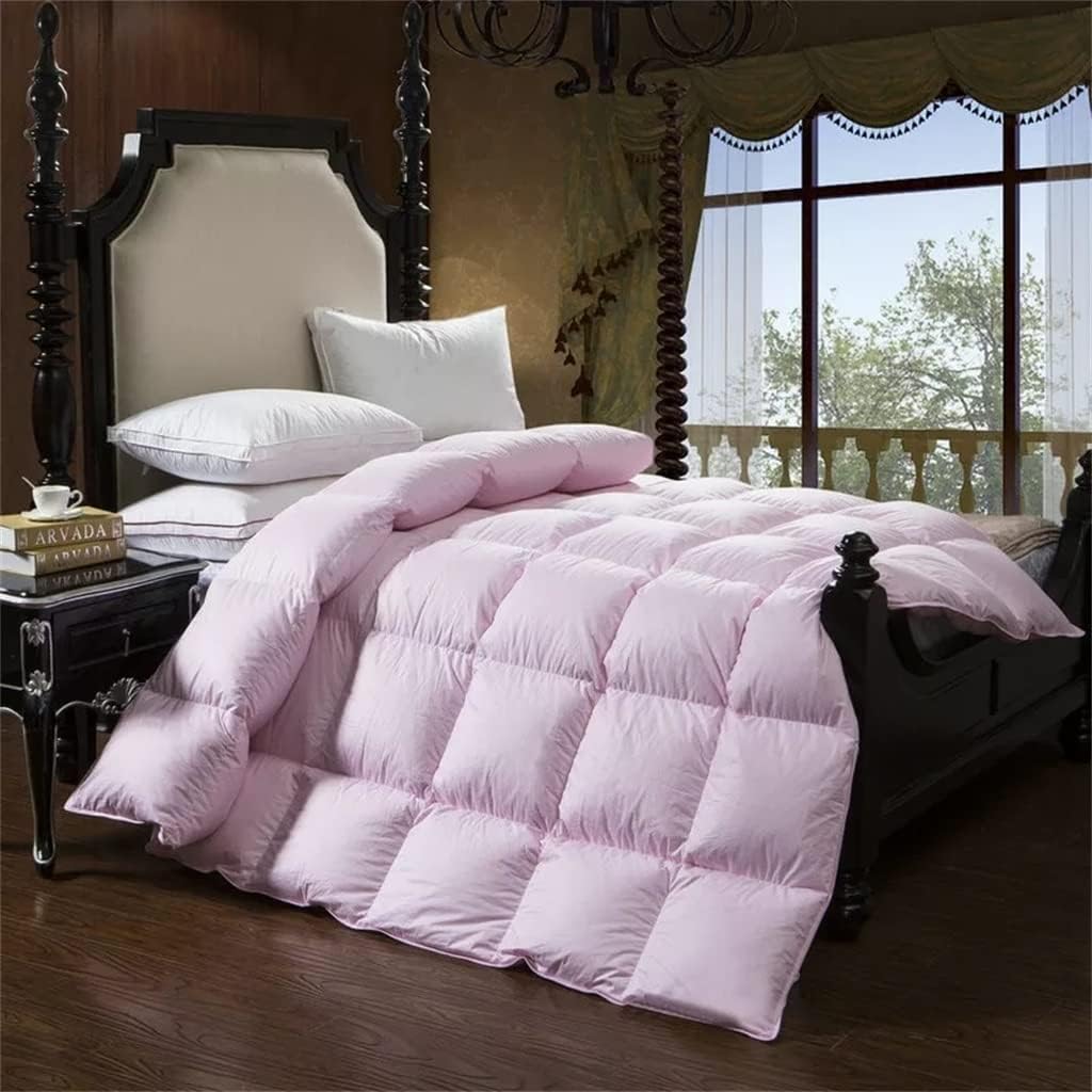 White Goose Down Filler/Filling Queen Size Cotton Thickening and Warming Four Seasons Comforter