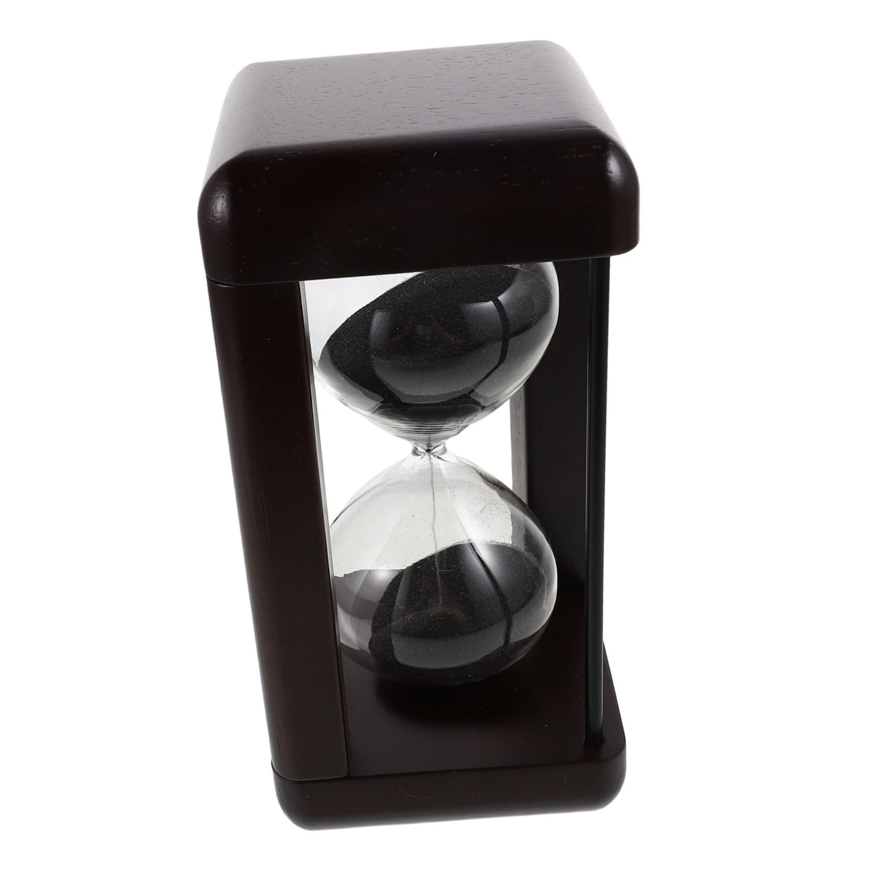 TOYANDONA Temporizador De Reloj De Arena Avanzado Reloj De Arena para Escritorio para Cocina y Aula Minutos Color Negro