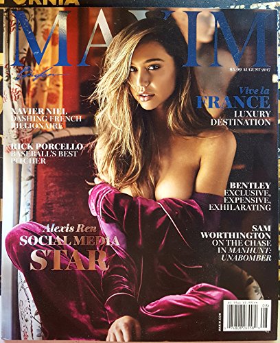 Maxim Magazine (August, 2017) Alexis Ren Cover