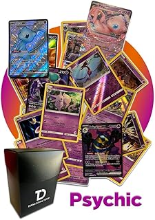 Psychic Type TCG Random Assortment Bundle || Guaranteed Ultra Rare + 30 Random Cards + Dan123yal Deck Box