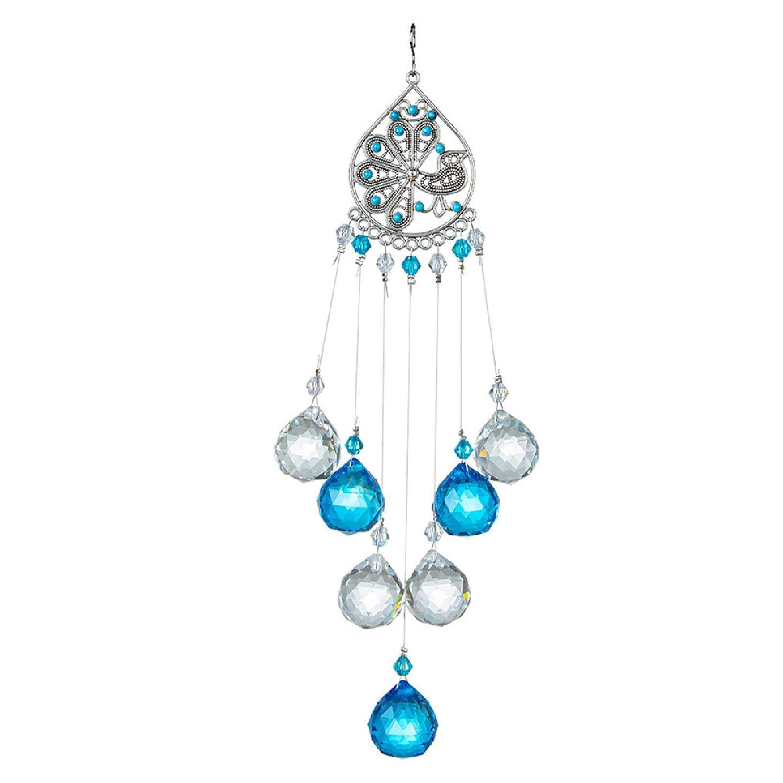 Lot de 3 attrape-soleil en cristal à suspendre pour fenêtre, maison, bureau, jardin, décoration de fenêtre rétro