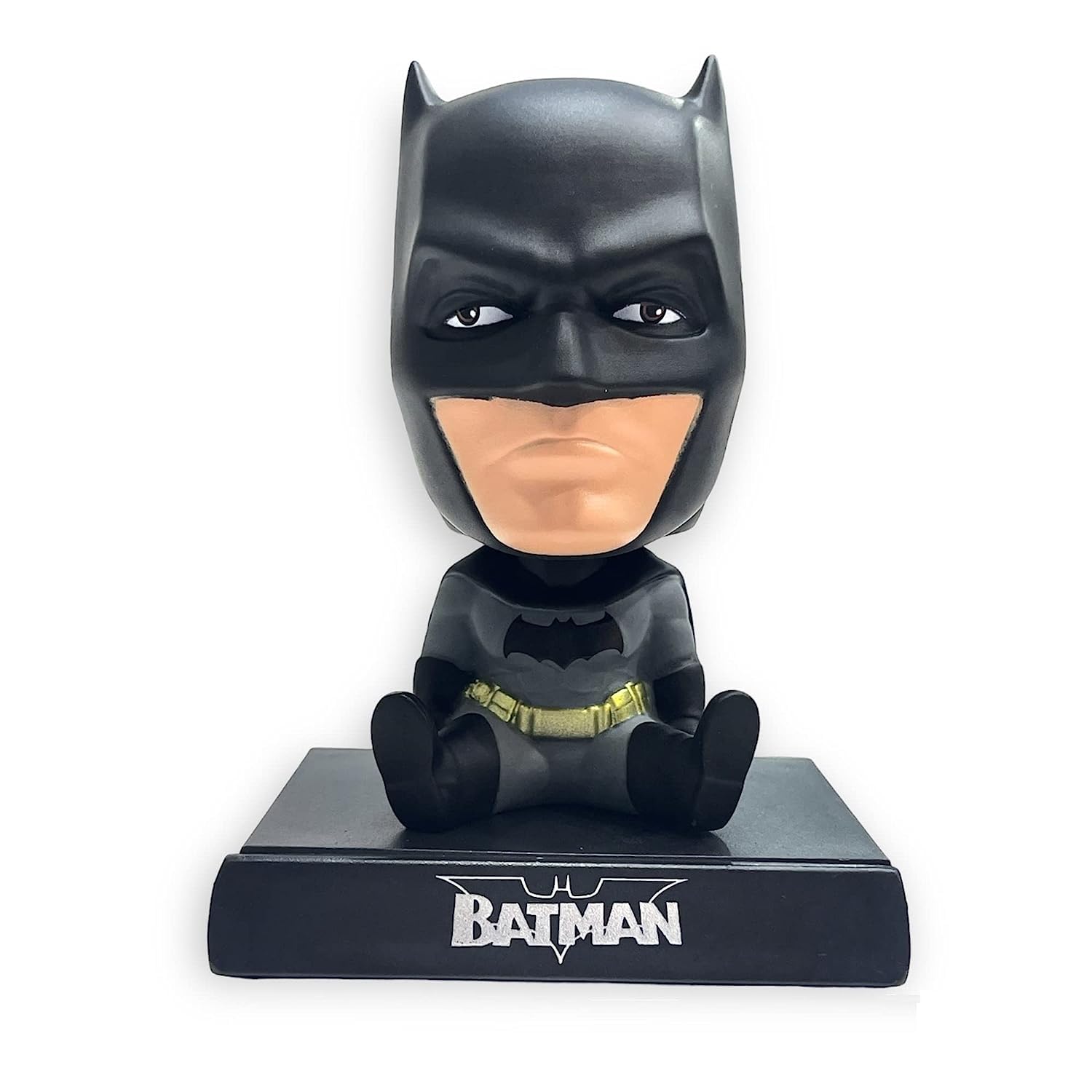 Buko Famous Figure Shakey bobblehead with Mobile Holder Suitable for car Interior, Office Desk & Study Table (Batman - Adult DS2)