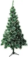 Árvore De Natal 1,50cm Pinheiro Luxo Nevada 360 Galhos Cheia Resistente Tradicional Verde Premium