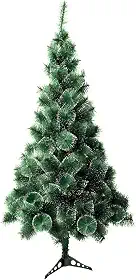 Árvore De Natal 1,50cm Pinheiro Luxo Nevada 360 Galhos Cheia Resistente Tradicional Verde Premium