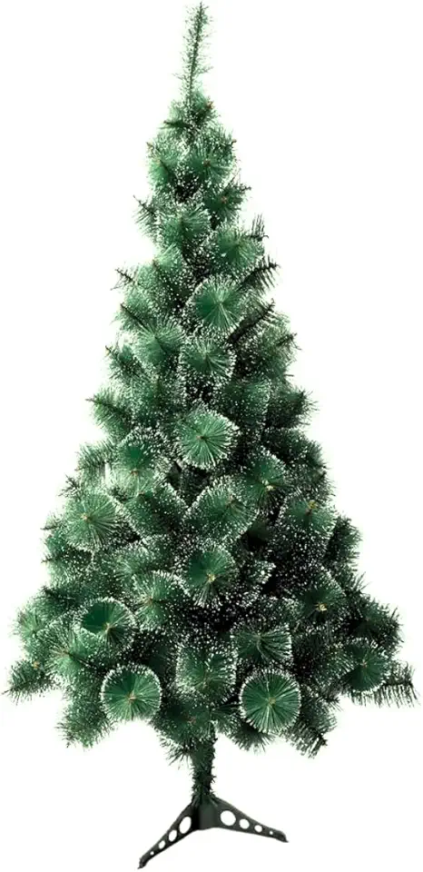 Árvore De Natal 1,20cm Pinheiro Luxo Nevada 170 Galhos Cheia Resistente Tradicional Verde Premium