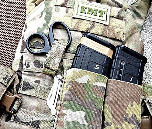 Black EMT/Paramedic Tools With Medical Bandage Scissors And Shears Including Lister Scissors, Hemostat Clamp and Penlight Ideal Gift For Paramedics, EMT, Firefighter, Police and Nurse - Thumbnail 3