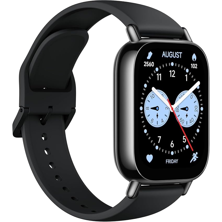 XIAOMI Redmi Watch 5 Lite, Smartwatch con Display AMOLED da 1,96, GPS integrato, Autonomia di 18 Giorni,150+ Allenamenti, Resistenza al Nuoto 5ATM,Chiamate Bluetooth,Frequenza Cardiaca e SpO2 (Nero)