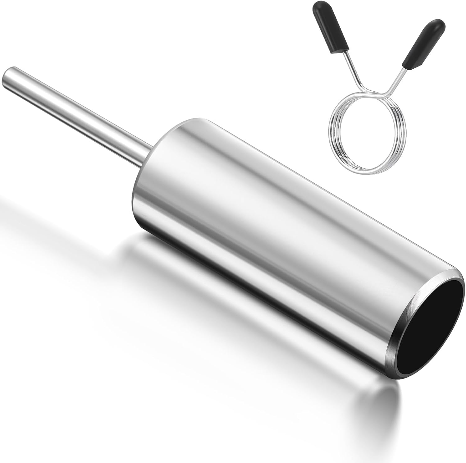 Lasnten Weight Stack Pin Extender with Spring Clip Collar, 10 mm Gym Pin for Cable Machine & Home Gym, Made of Solid Steel for Secure and Long Lasting Use