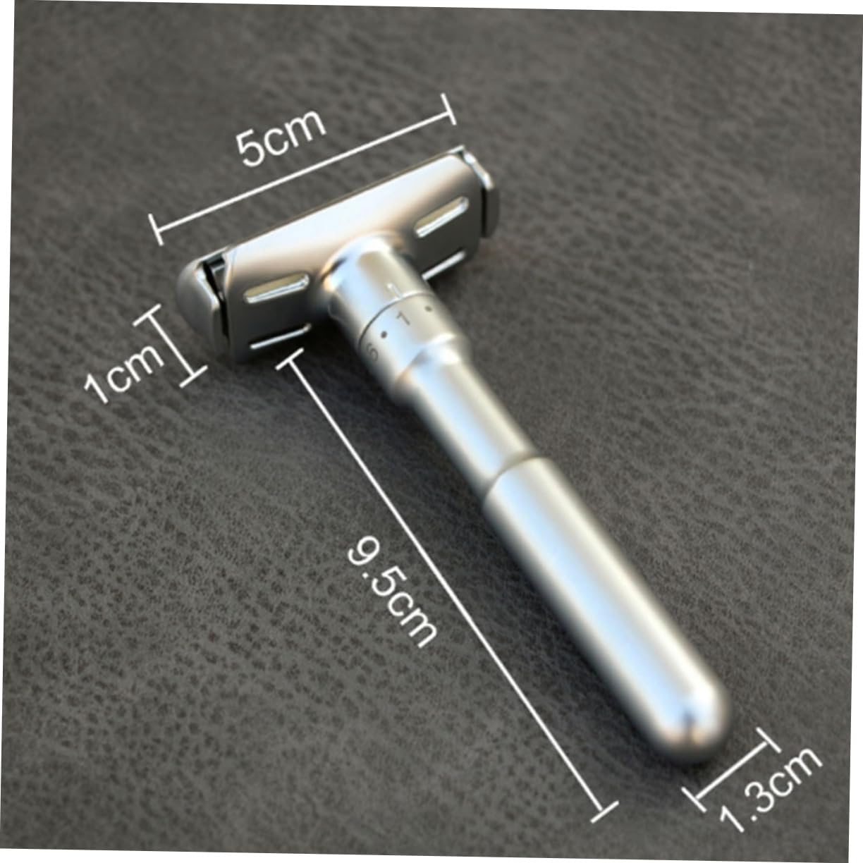 DEARMAMY Adjustable Double Sided Men Shaving Razor Holder Lightweight and Portable Shaving Machine for Home and Travel Craftsmanship for Satisfying Experience