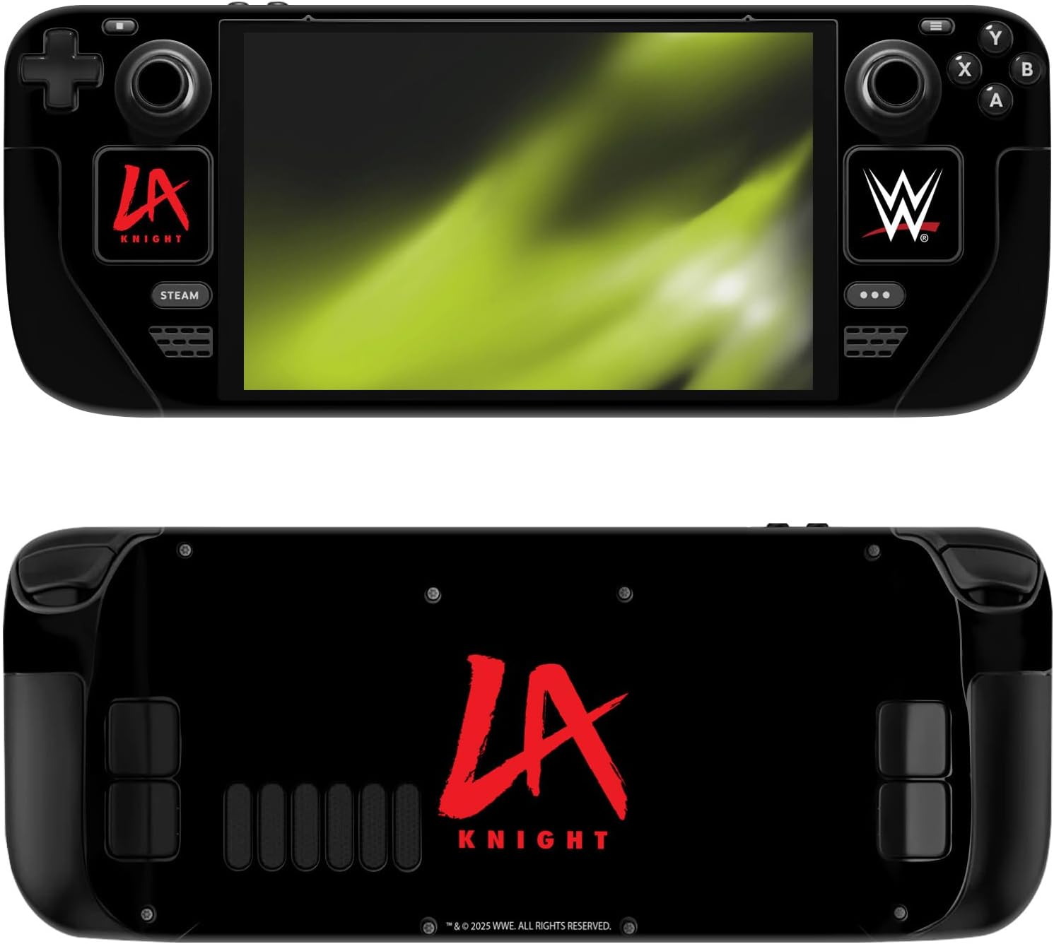 Head Case Designs Officially Licensed WWE Logo LA Knight Vinyl Sticker Skin Decal Cover Compatible with Steam Deck OLED
