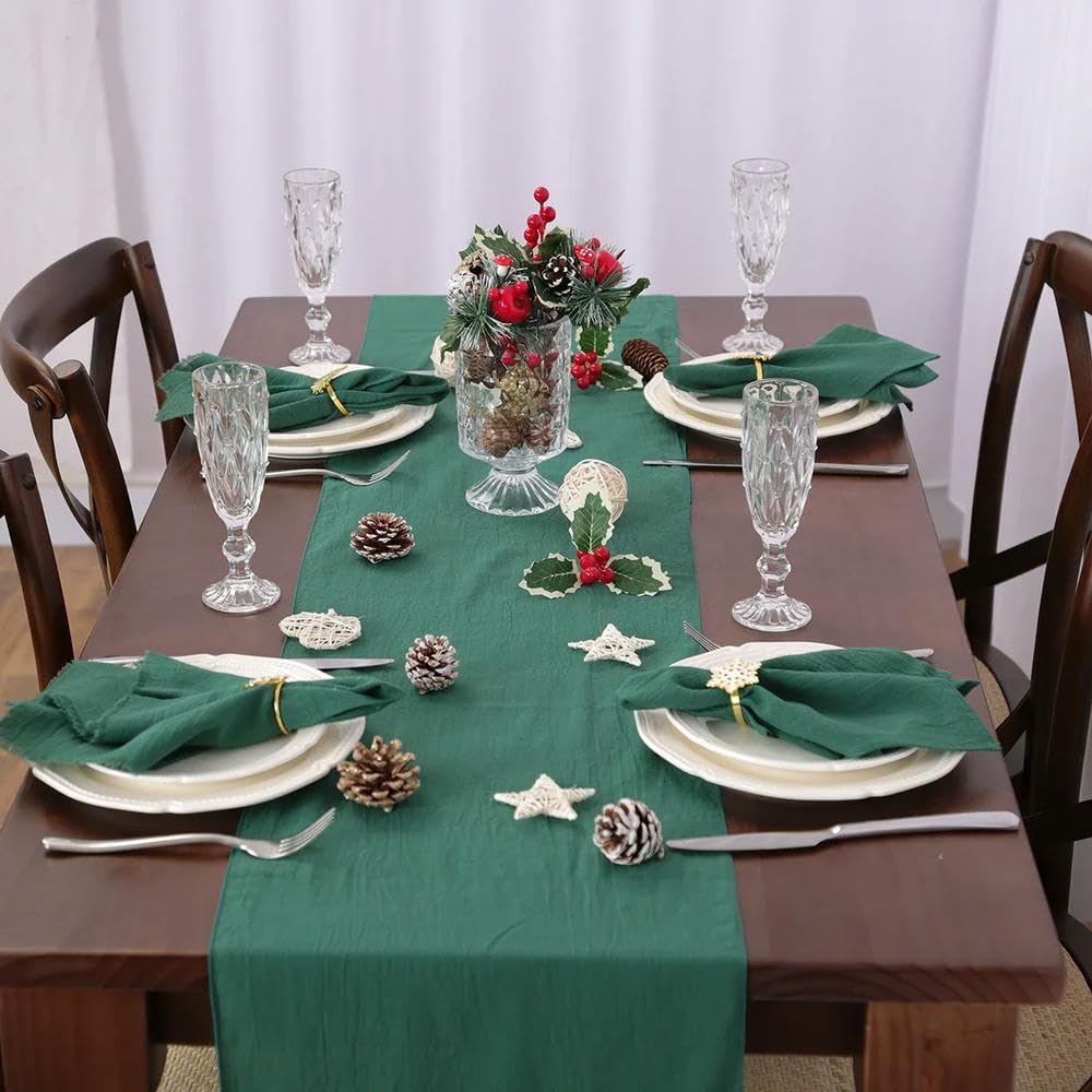 Serviettes De Table CaTaKu - Motif Sapin De Noël - Lavables