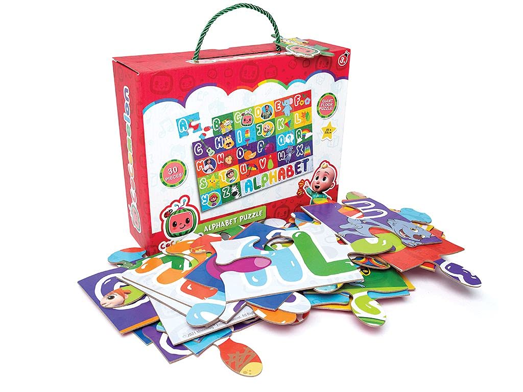 CoComelon Alphabet Floor Puzzle  30 Piece Puzzle  Games for Toddlers aged 3+ - CoComelon Puzzles for Kids