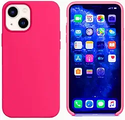 Capinha Slim Case Colorida Compatível Com IPhone 13 Vermelha,Preta, Laranja, Amarela, Azul, Rosa, Pink, Branca, Lilás, Marrom, Verde, Roxo Com 3 Camadas De Proteção PREMIUM (Rosa Pink)