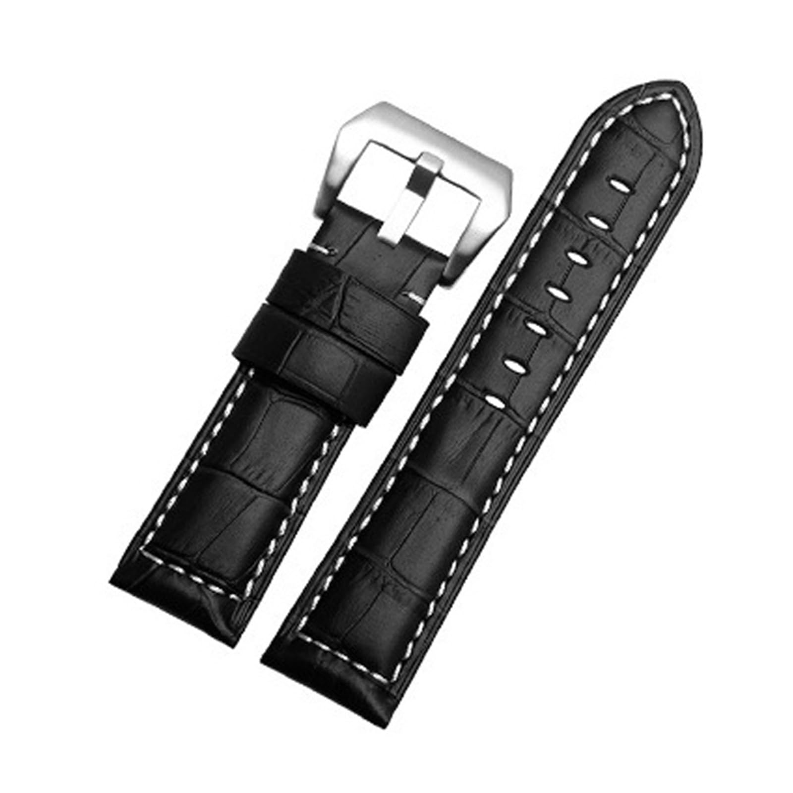 Bracelet de montre à dégagement rapide, bracelet de montre en cuir 22/24/26 mm, bracelet de montre de remplacement