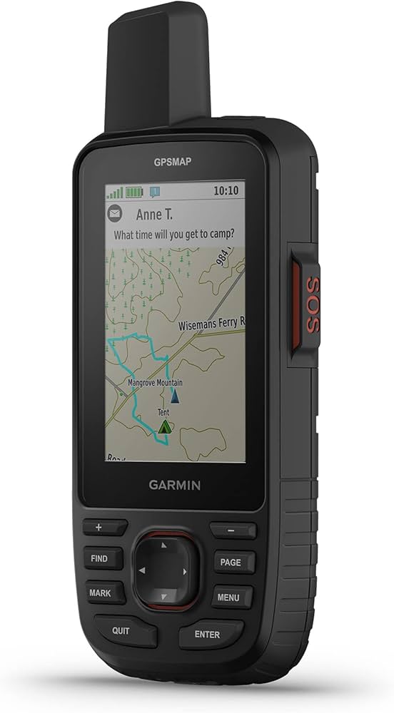 Garmin GPSMAP 67i GPS Portable Robuste avec Technologie Satellite inReach®, Messagerie bidirectionnelle, SOS interactif, cartographie : Amazon.fr: Sports et Loisirs