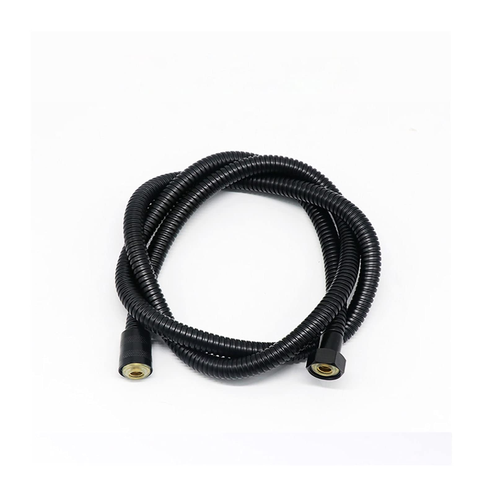 Tuyaux de plomberie, tuyau de chauffe-eau, tuyau de douche flexible, 1,5/2,0 m, double verrouillage, raccords de tuyaux noirs mats 304, tube de douche de bain antidéflagrant, tuyau de douche flexible
