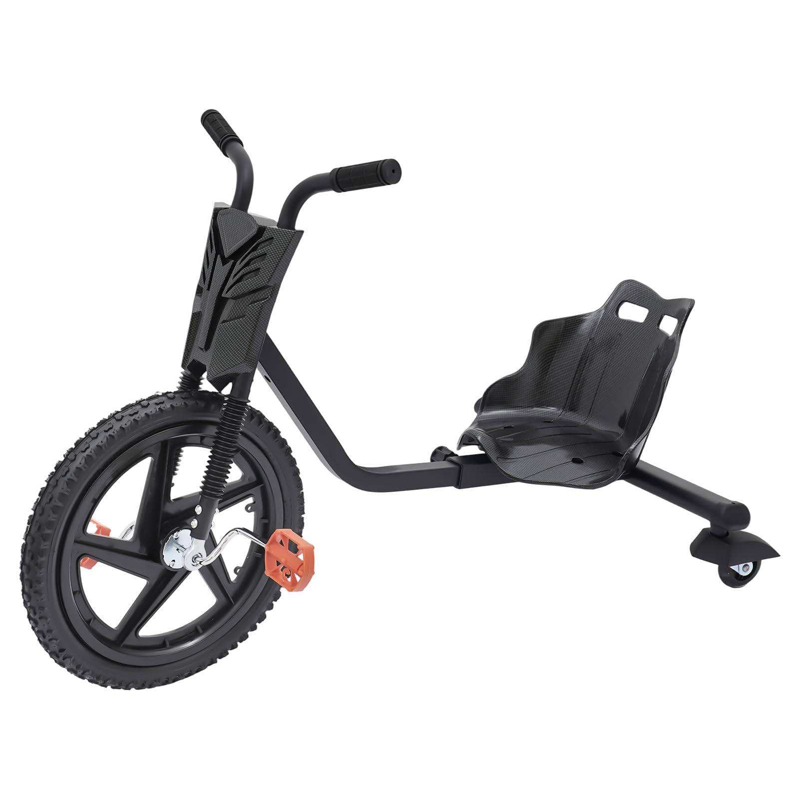 binxun Kids Drift Trike – Sturdy Tricycle Design, Adjustable Length, Rear Wheel Lights – Drift Trike Ride-on for Children Ages 6 and Up, Ideal for Home, Park, School