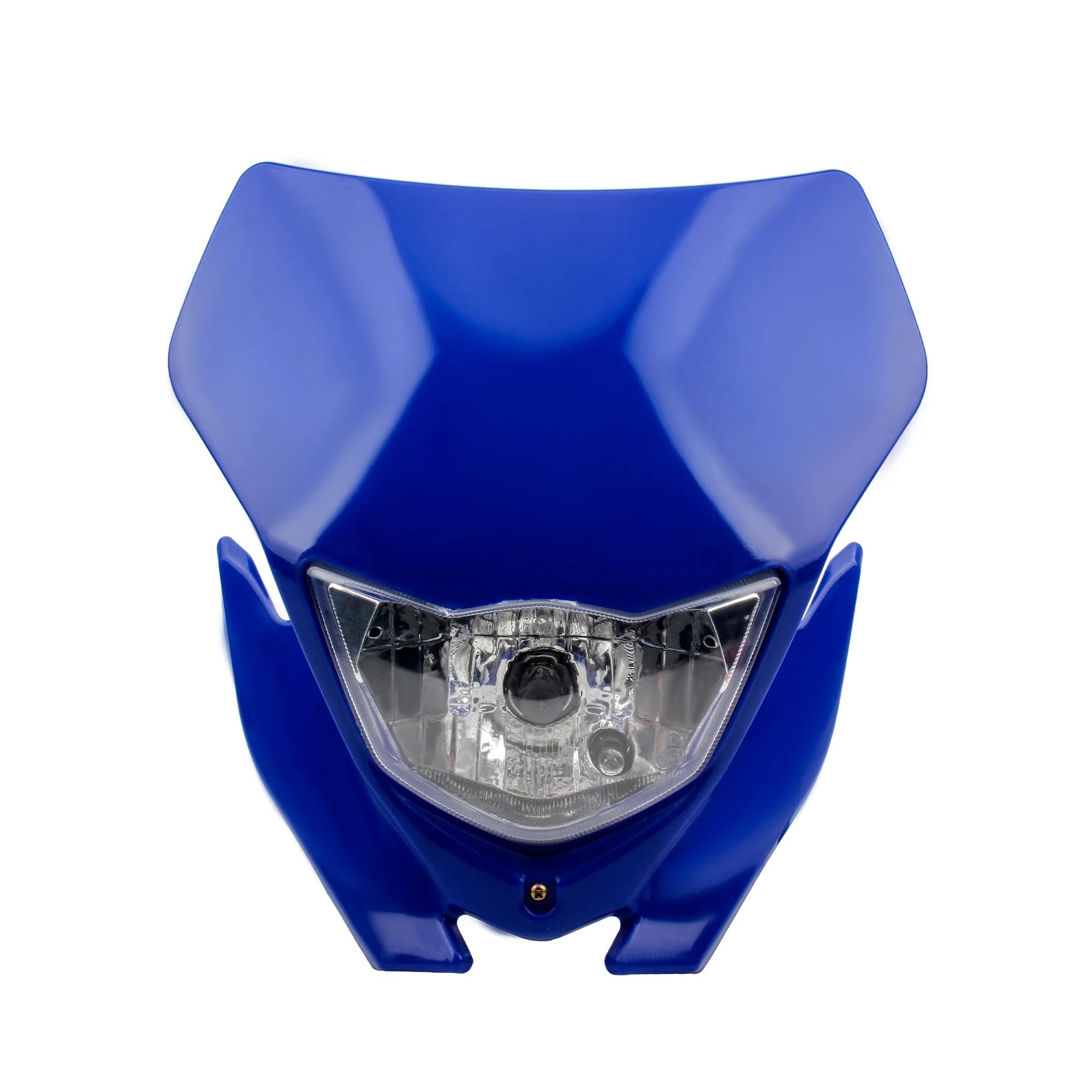 osłona reflektora Do WRF250 400 426 450 Reflektor Motocyklowy Reflektor Płyta Owiewka osłona reflektora osłona grilla(Blue)