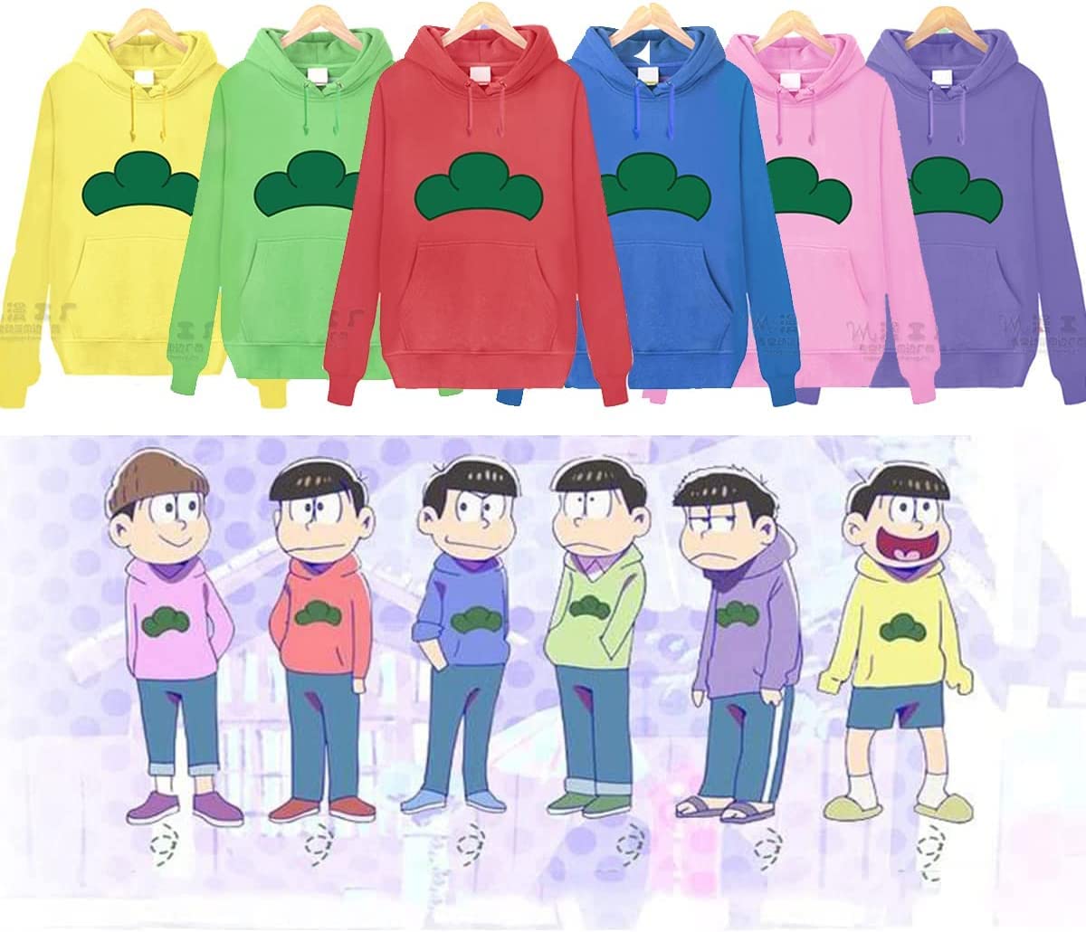 Amazon | KMSM おそ松さん パーカー おそ松くん コスプレ衣装 