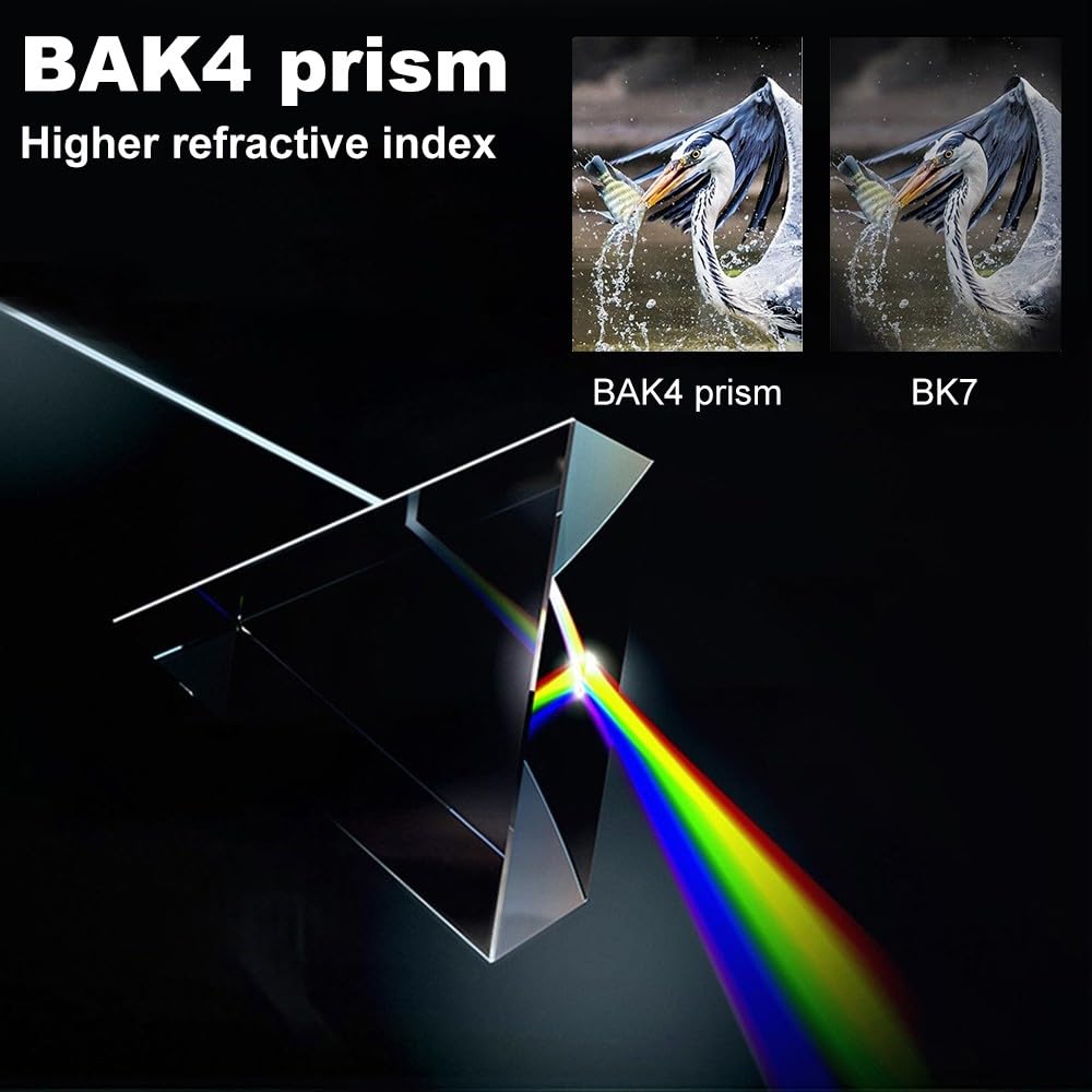 Prismáticos de HD,80 X 80 Largo Alcance Binoculares Telescopio Luz Visión Nocturna para Caza, Observación de Aves ,viajes