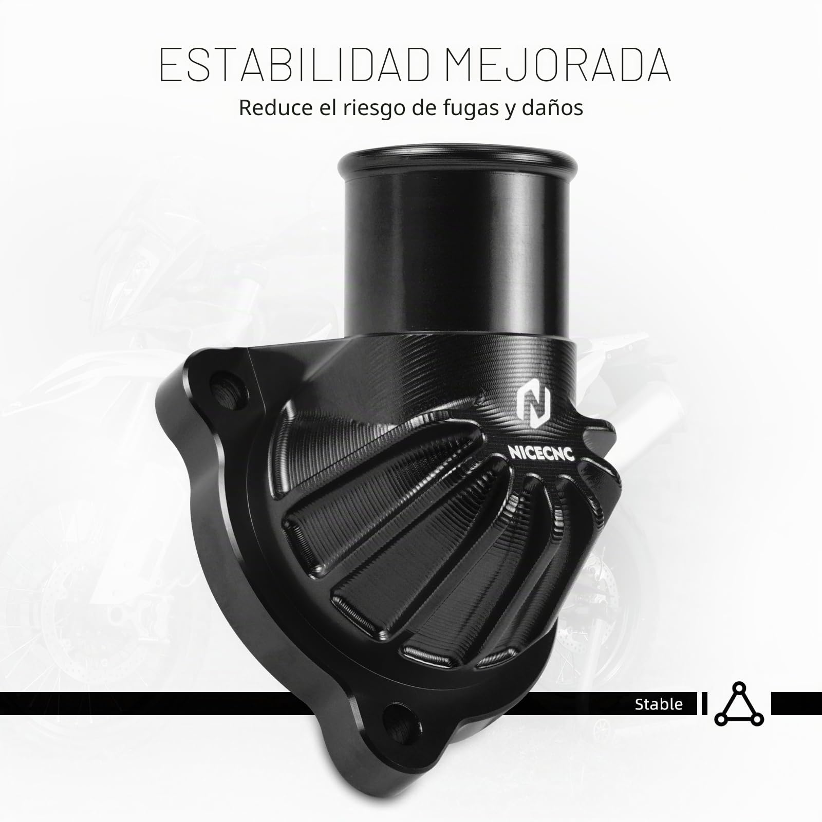 NICECNC Cubierta de Carcasa de termostato Compatible with Norden 901 / Expedition 2022-2024, 790 890 Duke/R 2018-2024, Accesorio de tubería de Agua, Repuesto para 63535019000, 63535019200,