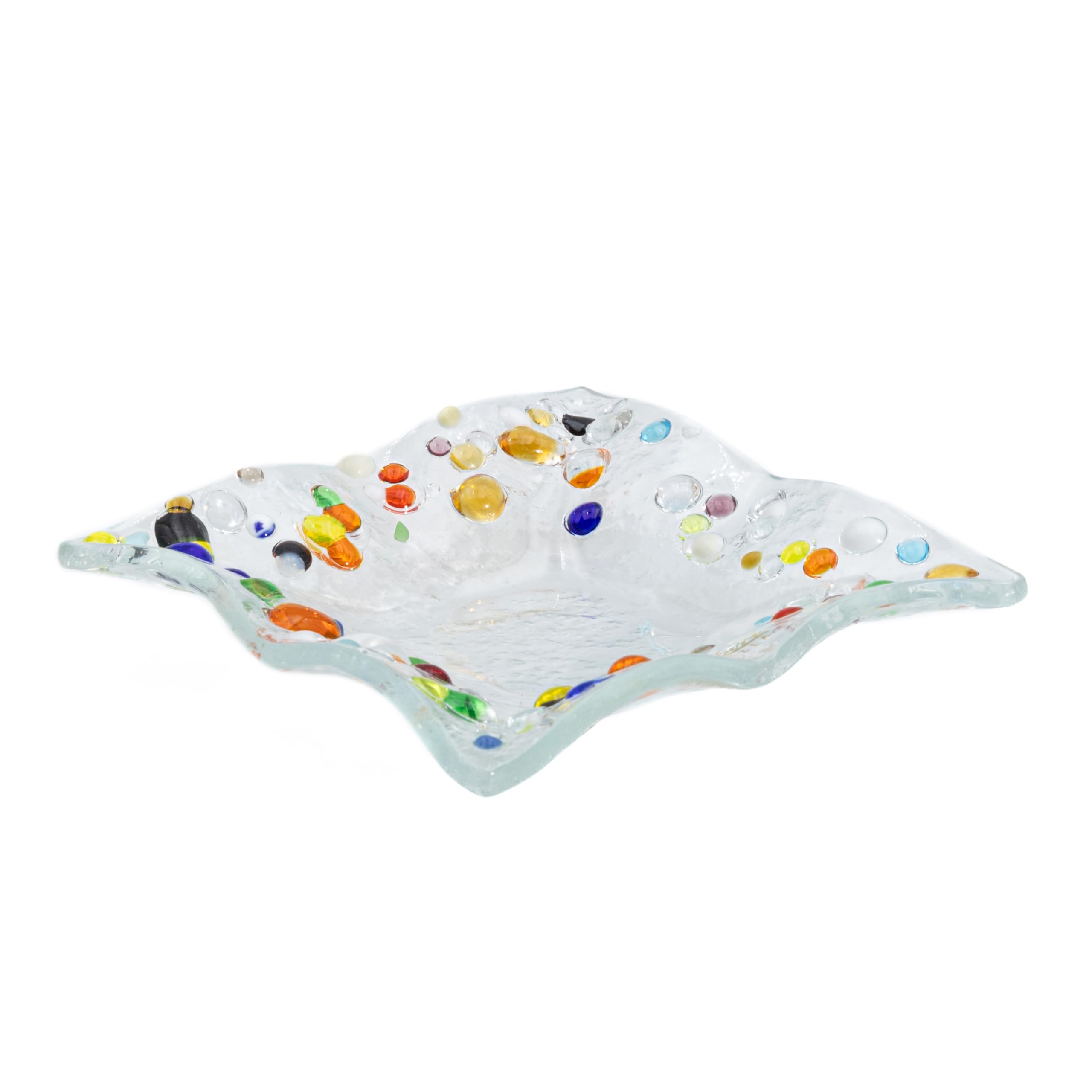 Petite soucoupe en verre de Murano Sospiri Venezia protège-meuble design italien