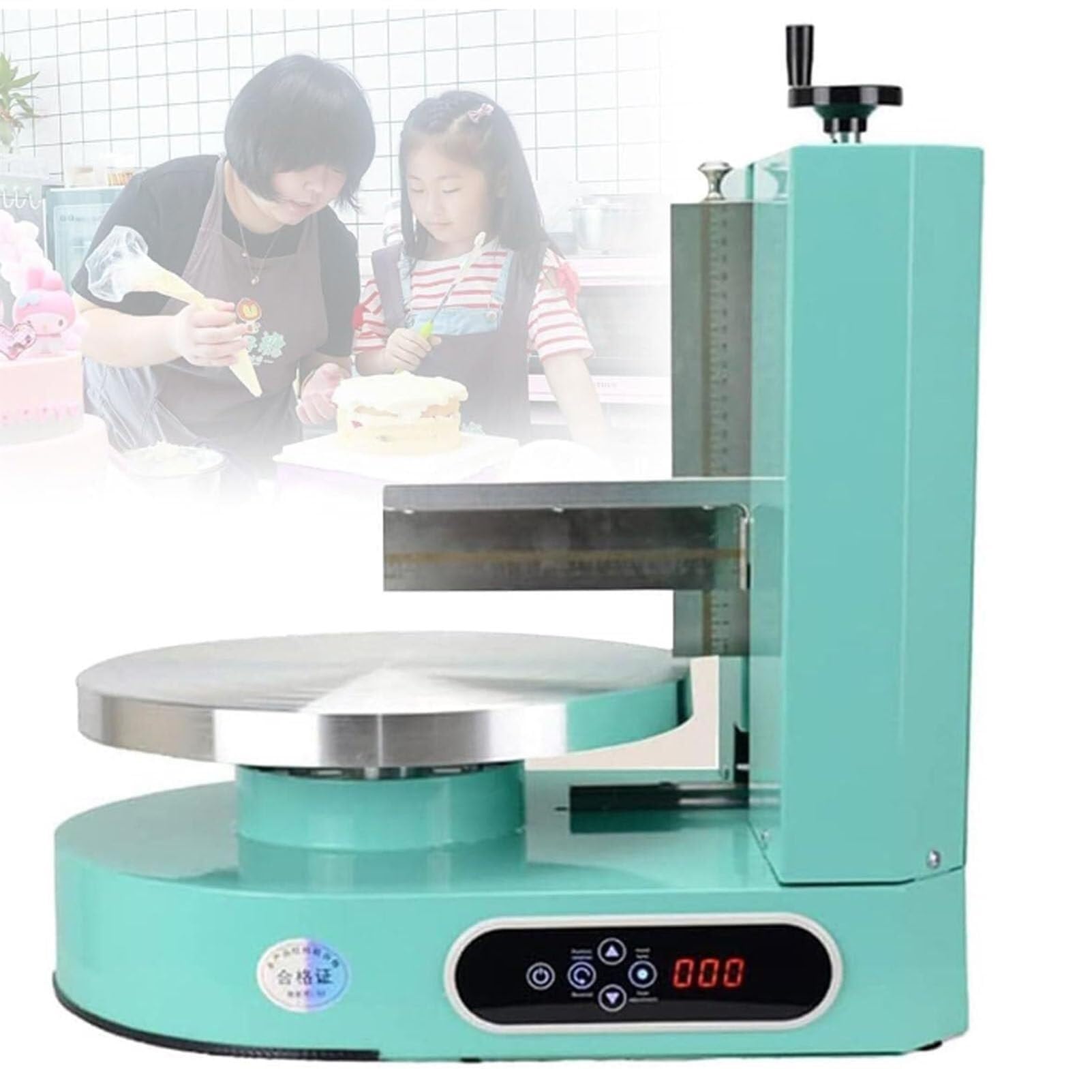 Máquina automática for alisar y recubrir pasteles de cumpleaños, raspador de pasteles ajustable, alisador de glaseado, alisador de crema de plástico for pasteles, herramienta raspadora de bordes for h