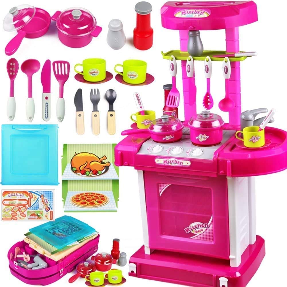 Famous Quality Plastic Kids Demand Kitchen Set Kids Luxury Battery Operated Kitchen Play Set Super Toy for Girls Multi Color (B07DSVZWV2) Amazon Price History, Amazon Price Tracker