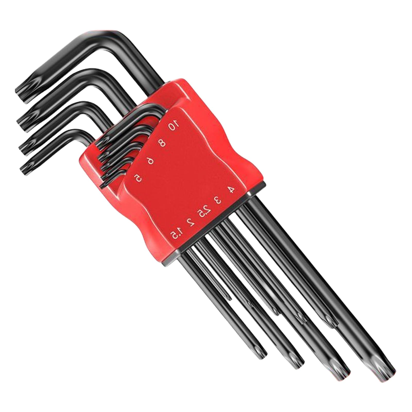 YHAILI 9Piece/set Torxs Star Wrench Hexagonal Steel Hexagonal Head Spanner Professional For Mechanics And Proje