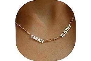 Personalized Mens Name Necklace with Curb Chain