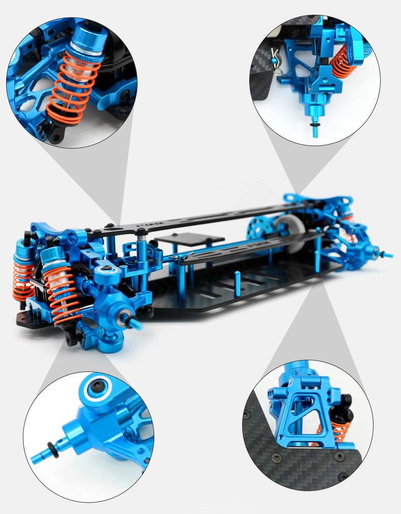 Amazon | PMM TT02シャーシキット 4WD電動RCカー用 DIYアップグレード