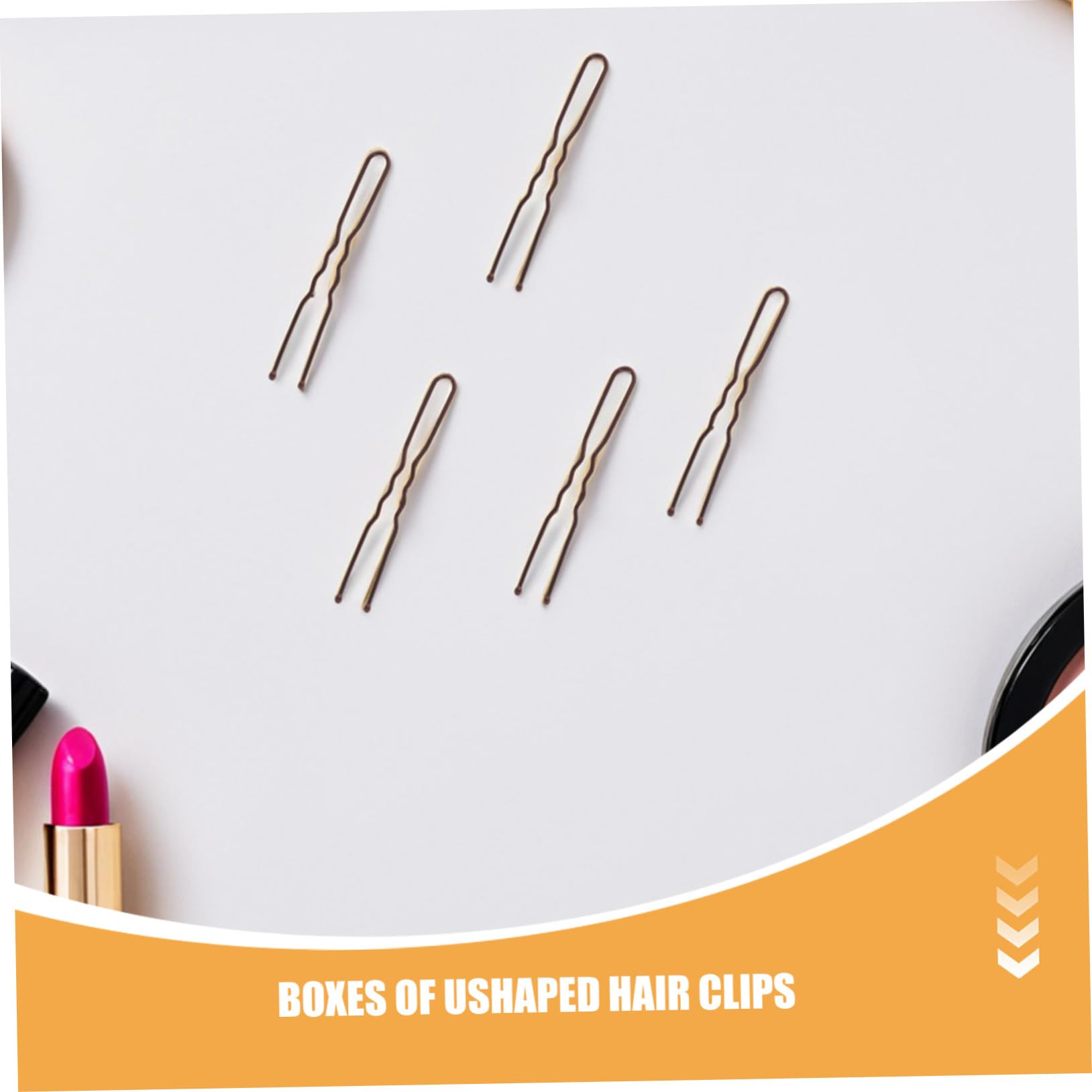 SHERCHPRY 600 Piezas conjunto de pinzas para el cabello pasador de pelo francés alfiler horquillas de metal en forma de u pasadores de pelo en forma de u de metal planchar Café