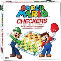 Vista 1 de Super Mario Checkers Edición Coleccionista Con Mario y Luigi Damas coleccionables Perfecto para los fans de Mario