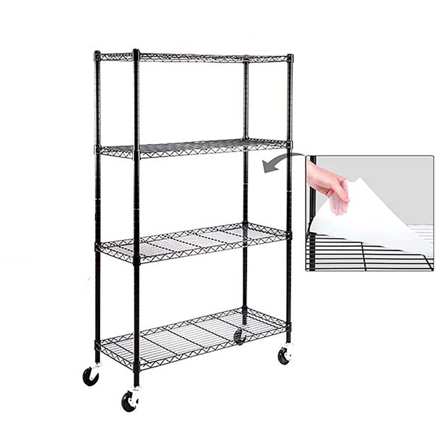 Ruedas de 3 pulgadas – Ruedas roscadas universales para estanterías de metal