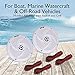 Pyle Marine Speakers - 5.25 Inch 2 Way Waterproof and Weather Resistant Outdoor Audio Stereo Sound System with 180 Watt Power and Low Profile Slim Style - 1 Pair - PLMRS5W (White)