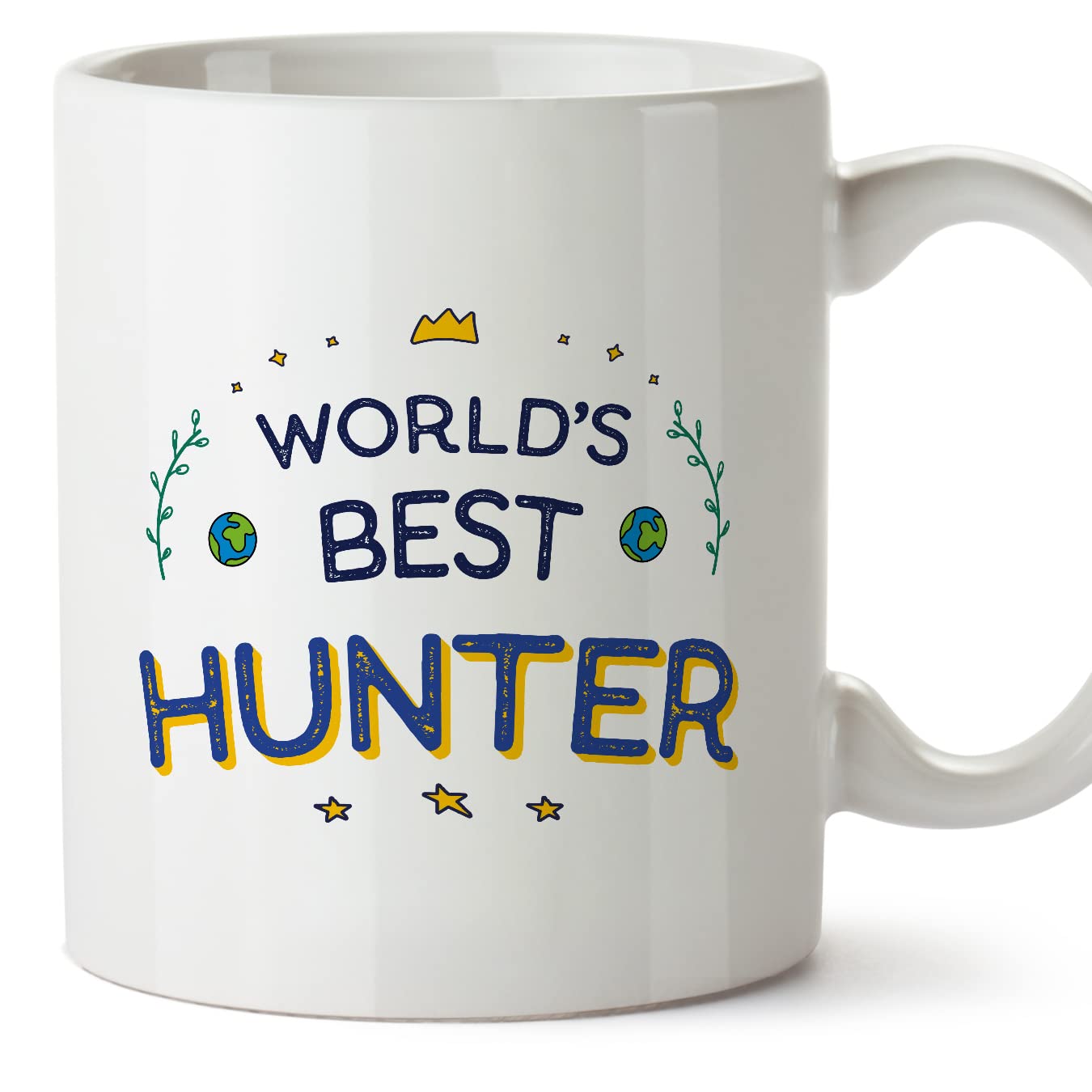 MUGFFINS Hunter Mug - in English - World's Best - Funny Gift for Colleagues - Ceramic 11oz Mug — image 1
