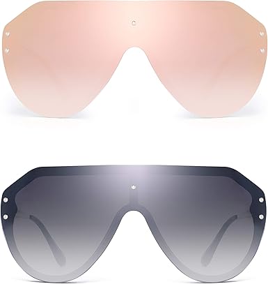 Oversized shield sunglasses Clearance