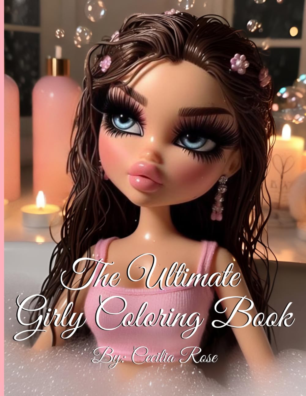 The Ultimate Girly Coloring Book: Cute Designs for Stress Relief and Relaxation for Adults and Teens