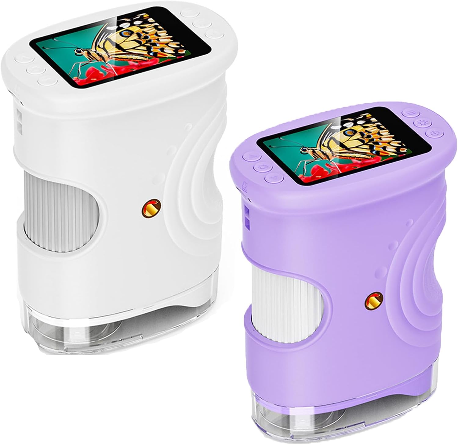 Digitales Kindermikroskop 1000x - Tragbares Mikroskop Mit 2 Zoll Display Für Kleine Forscher