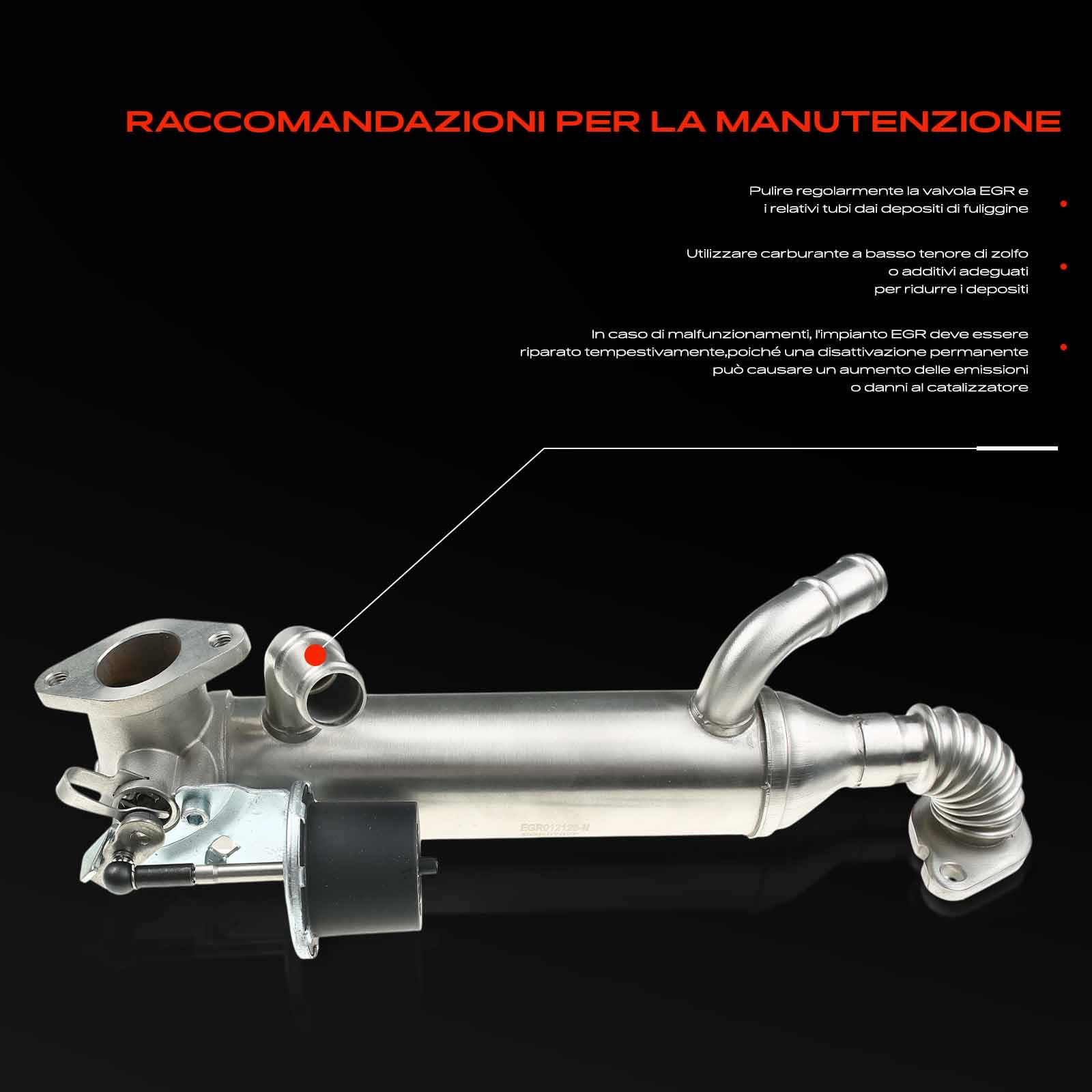 Frankberg Ricircolo dei gas di scarico del radiatore della valvola EGR | 070131512F; Compatibile con: Autobus T.r.a.n.s.p.o.r.t.e.r V 7EB 7EC 7EF 7EG 7EJ 7HB 7HF 7HJ