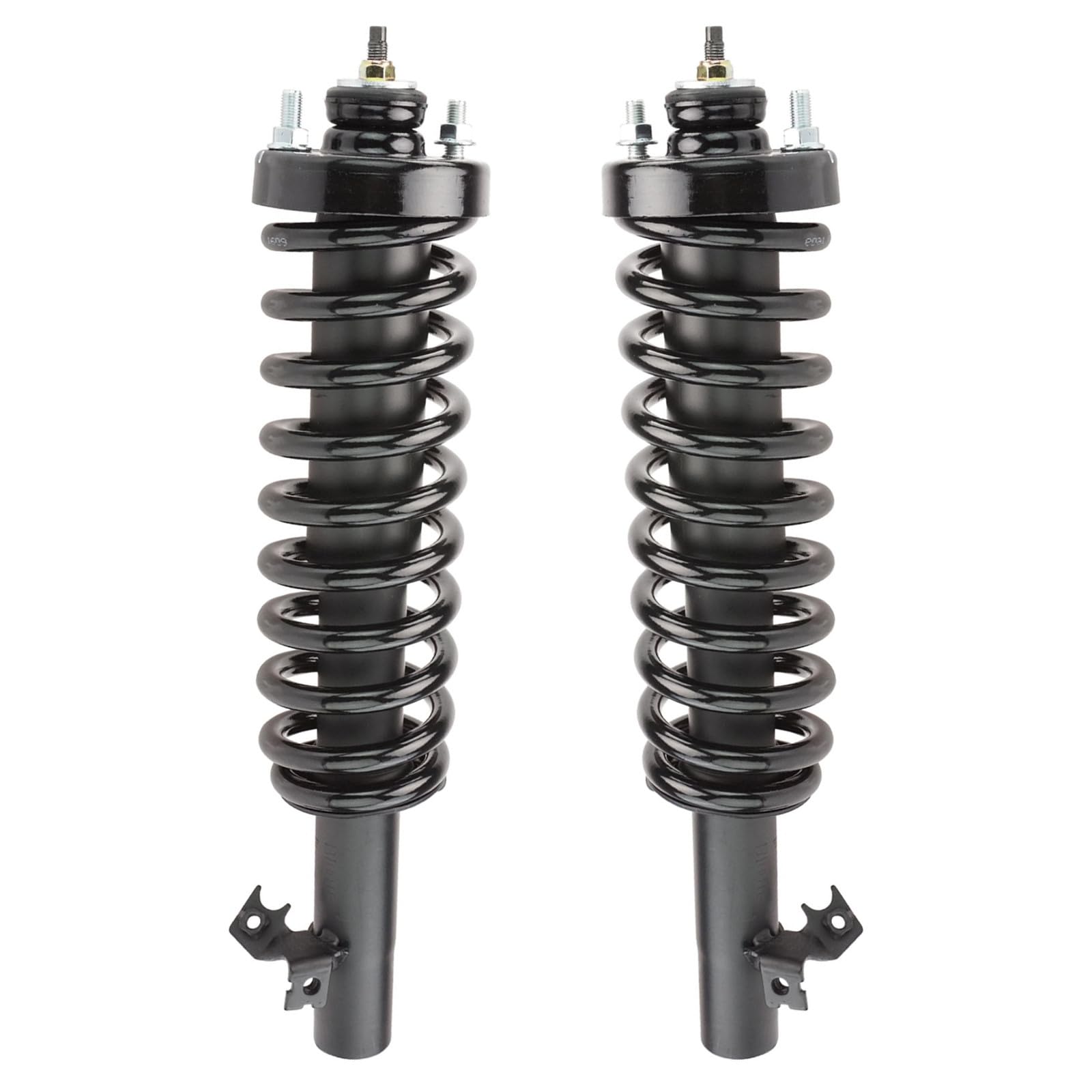 TRQ Front Driver and Passenger Side Strut and Spring Assembly Set