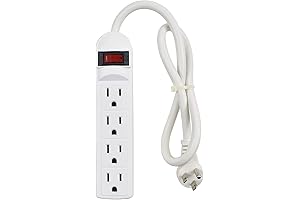 2 ft Power Strip: Protect Your Devices with Compact Convenience