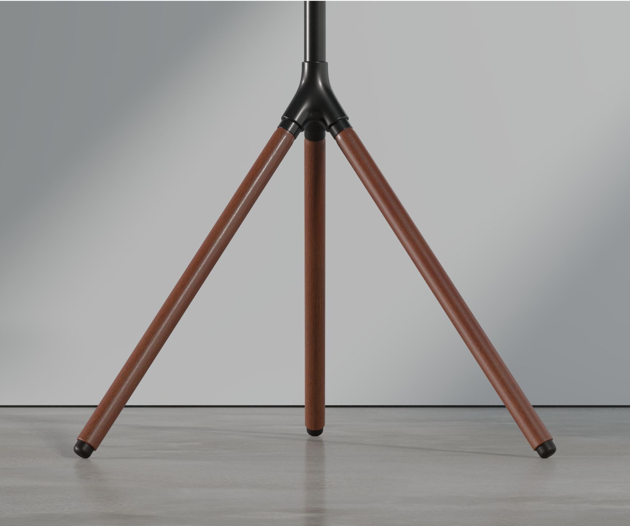 JAPANNEXT Support Trépied Bois pour TV & Écran 32-65 Pouces Charge Max 35 kg Hauteur & Pivot Réglable JN-3265-TRIWOOD