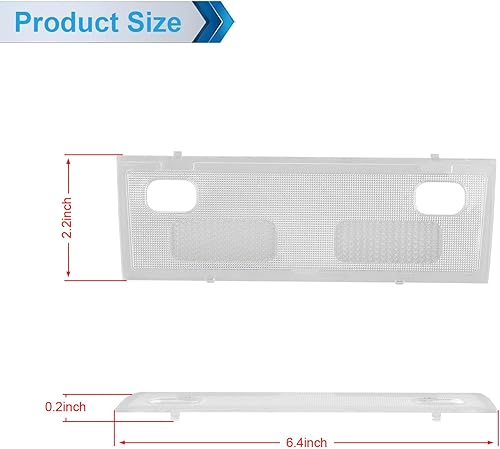 Miniatura 4 de Cubierta de luz de cúpula de mapa interior, lente transparente, lámpara de lectura de consola superior compatible con Chevy Silverado GMC Sierra