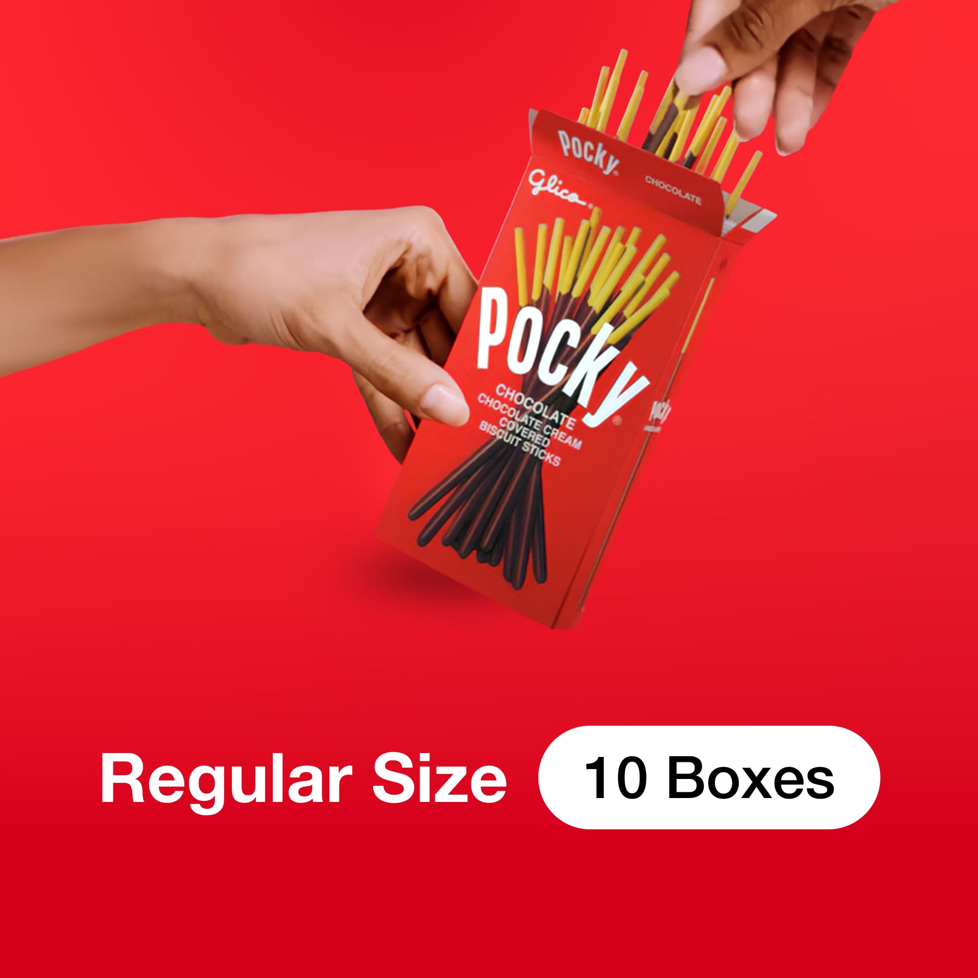 Pocky Biscuit Stick, Chocolate, 2.47 Ounce (Pack of 10) by Pocky