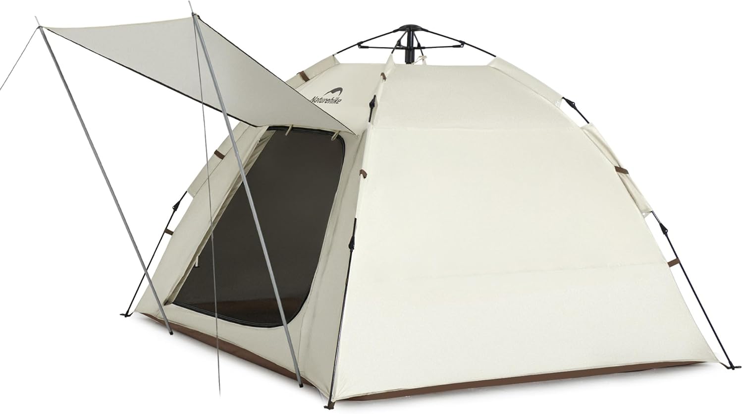 Naturehike Ango S Instant Camping Tent for 2-3 Person, Automatic Easy Setup Tents, Waterproof Family Camping Tent with Ventilation Windows, Portable 3 Season Tents for Hiking, Travel, Outdoor