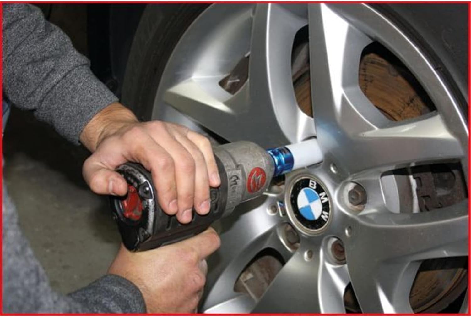 1/2" Aluminium wheel impact socket, deep, 17mm