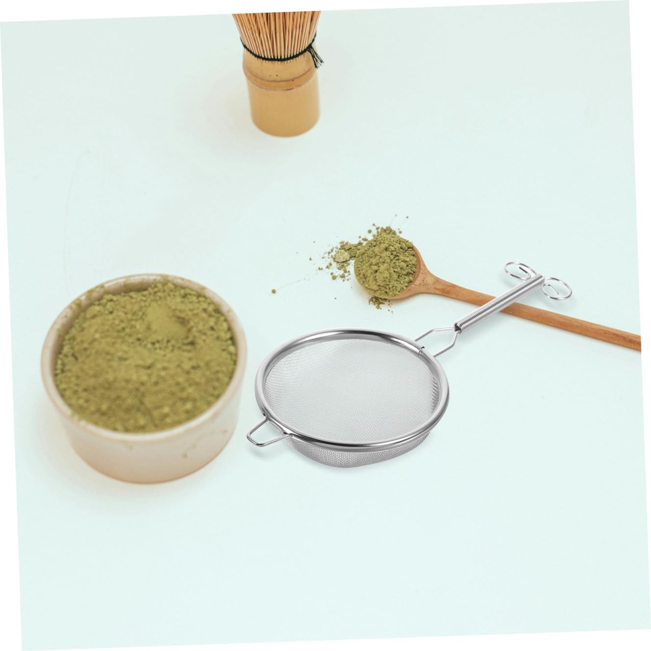 Tea Strainer Scoop Fine Mesh Stainless Steel for Loose Tea Leaves