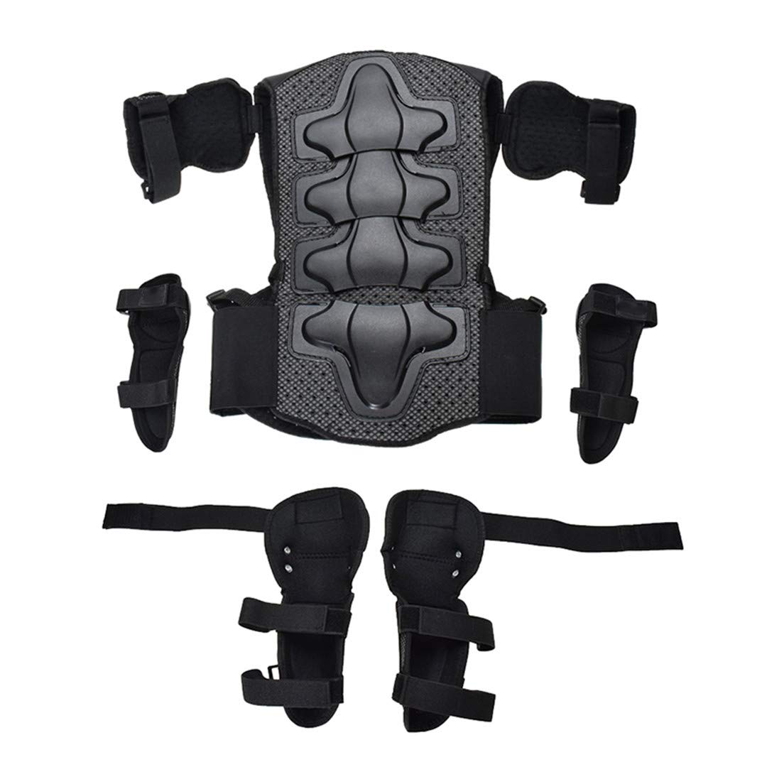 Außenreit Motorrad-Pflege Rüstung Anzug Kinderschutzanzug Sport-Knie-Pflege Elbow Orange