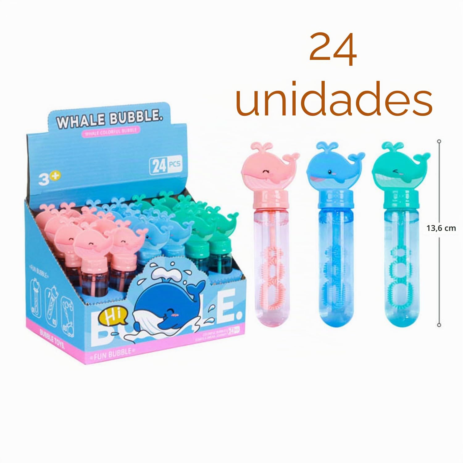 Juego de Burbujas de jabón para niños,24 Piezas Mini pompas de jabón,Barra para niños,pompas de jabón para Bodas,Regalos de Burbujas,Burbujas Coloridas,Juego de Burbujas de jabón